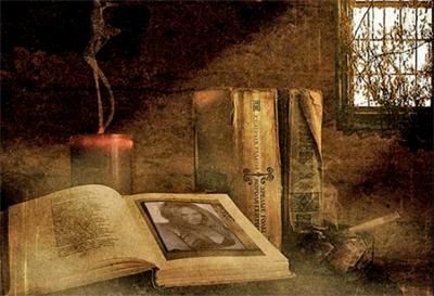 Фотоэффект в старинной книге, сделать онлайн