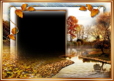 Осенняя фоторамка - онлайн бесплатно вставить фото